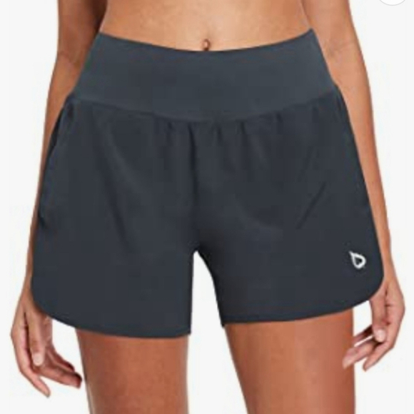 Baleaf Womens High Waisted Running Short, Size M - Picture 2 of 5